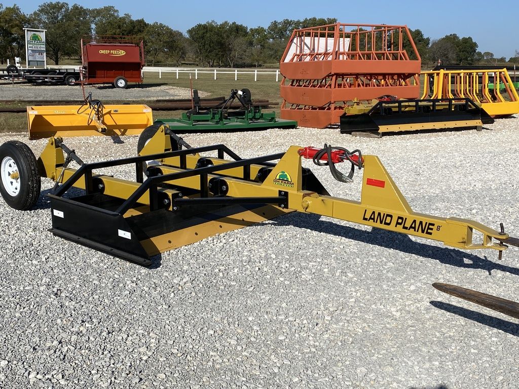 Industrias America 2024 Land Plane 8' | 8.5' Width | Hydraulic Blade Adjustment | Pull Type