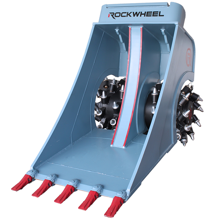 RockZone Cutter Bucket | Model CB15, CB20 & CB30 | Drum Width 33", 42" & 46" | Machine Size 13 - 35 Tons | For Excavators