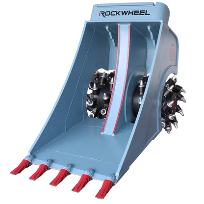 RockZone Cutter Bucket | Model CB15, CB20 & CB30 | Drum Width 33", 42" & 46" | Machine Size 13 - 35 Tons | For Excavators