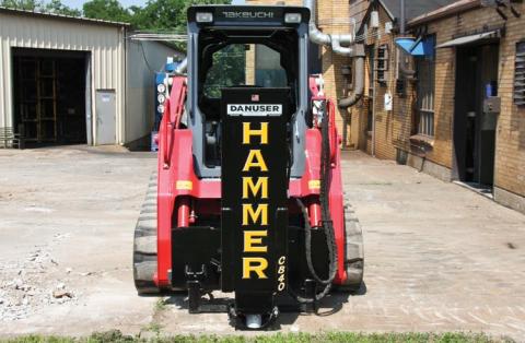 Danuser Hammer | Model CB40 | Width  25.1" inches | Oil Flow Range 12–30 GPM | For Skid Steer