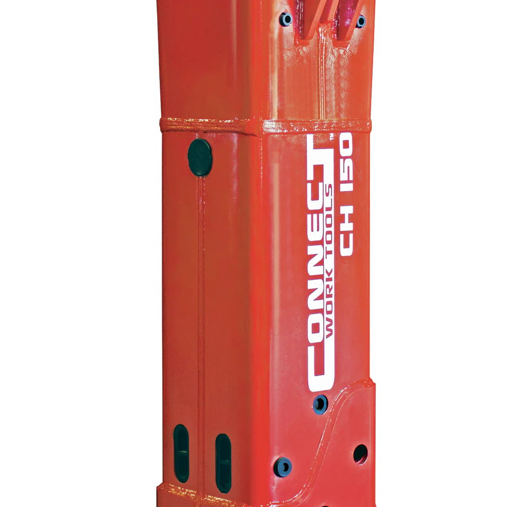 Connect Work Tools Hydraulic Breakers | Model CH Series (CH120 To CH205) | Diameter 3.35" To 7.87" | 8 To 50+ Tons | For Excavator
