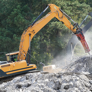 Connect Work Tools Hydraulic Breaker | Model CHG15 | Tool Diameter 6.30" | 30 To 40 Ton | For Excavators