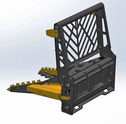 CL Fabrication Challenger Tree Puller | Width 38" inches | Oil Flow Range 15-25 GPM | For Skid Steers