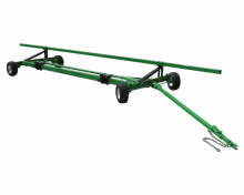 Horst Wagons Regular Duty 2‑Wheel Steer Draper Header Carriers | CHC Series | Top Rail Lengths 26′–36′ | Horsepower ~60‑80 HP Recommended | For Tractor