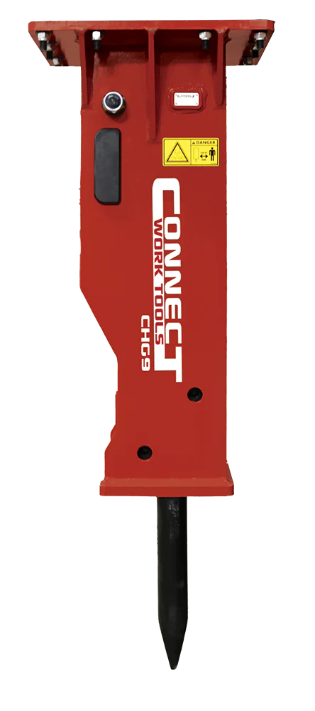 Connect Work Tools Hydraulic Breaker | Model CHG Series (CHG2 To CHG15) | Diameter Range 2.36" To 6.30" | 1.1 To 20 Tons | For Excavator