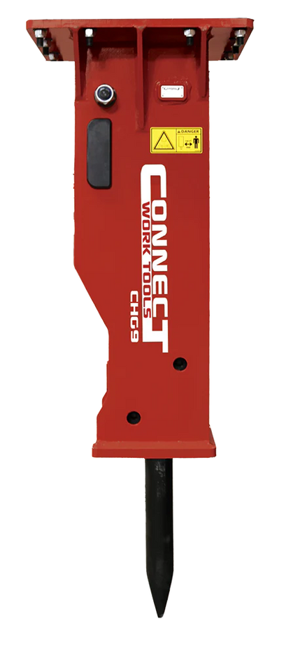 Connect Work Tools Hydraulic Breaker | Model CHG Series (CHG2 To CHG15) | Diameter Range 2.36" To 6.30" | 1.1 To 20 Tons | For Excavator