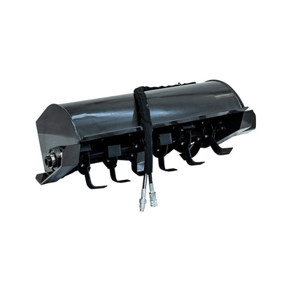 CID Rotary Tiller | Width 60" | Universal & Bobcat Mount | 10-20 GPM | For Mini Skid Steers