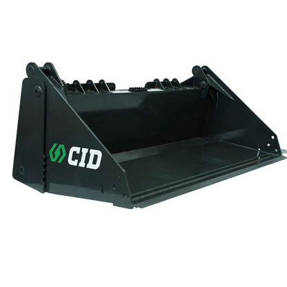 CID HEAVY DUTY 4 -IN-1 BUCKET & X-TREME ROTARY TILLER ATTACHMENT FOR SKID STEER