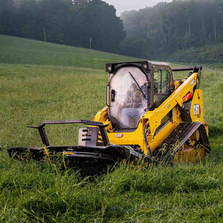 CID Severe Duty Bent Axis Brush Cutter Attachment | Cutting Width 72" & 78" | 20-30 GPM | For Skid Steers