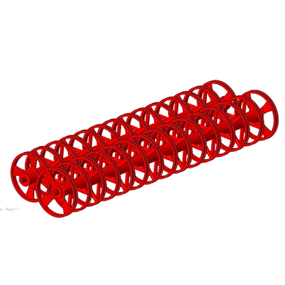 TOSCANO | Heavy Type Folding Spring Cultivator | Model 4000, 5000, 6000 & 7000 | Work Width 13.29 to 22.14 Feet | HorsePower 100-300 HP | For Tractor