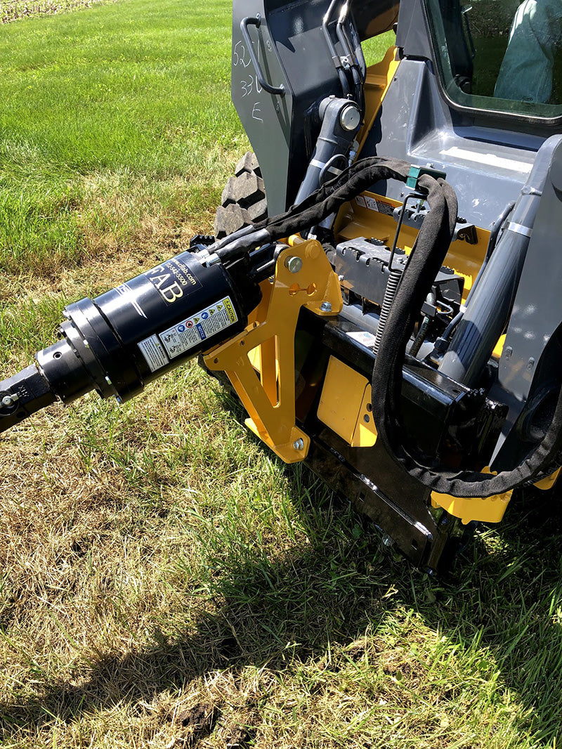 CL Fabrication Augers |  Model 2" Hex Drive | Width 6"-36" inches | Oil Flow Range 15-30 GPM | For Skid Steer Loaders