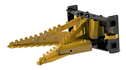 CL Fabrication Challenger Tree Puller | Width 38" inches | Oil Flow Range 15-25 GPM | For Skid Steers