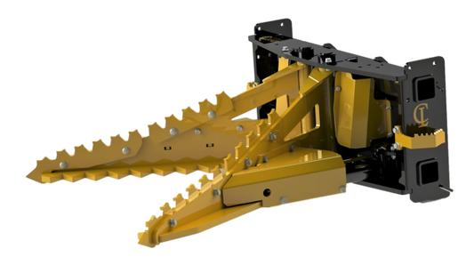 CL Fabrication Dominator Tree Puller | Width 60" inches | Oil Flow Range 15-25 GPM | For Skid Steers
