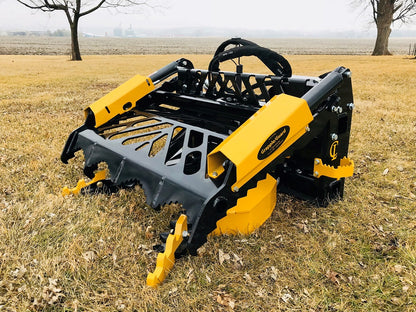 CL Fabrication EZ Puller Grapple/Guard | Width 48" inches | Oil Flow Range 15-25 GPM | For Skid Steer