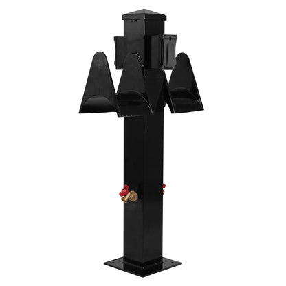 CM Marine Dock Pedestal | Model CMPWE36‑D | 36" Height | Dual Water & Power Access | Universal Dock Systems