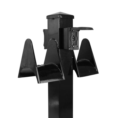 CM Marine Dock Pedestal | Model CMPWE36‑D | 36" Height | Dual Water & Power Access | Universal Dock Systems