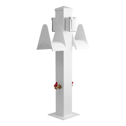 CM Marine Dock Pedestal | Model CMPWE36‑D | 36" Height | Dual Water & Power Access | Universal Dock Systems