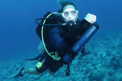 Waydoo Subnado Lite Underwater Scooter | 38cm | 98Wh Battery | 3-Speed | Snorkeling, SUP & Diving