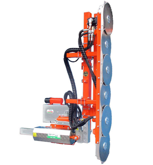 Rinieri Pruning Machine with Discs CRF-X Series | 16" Disc Diameter | 79-140" Cutting Width for Tractor