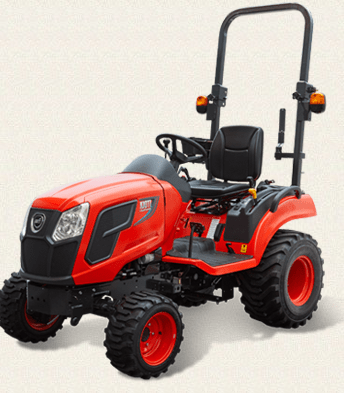 Kioti CS2220 Sub-Compact Tractor With Loader & Mid-Mount Mower | 21HP Gross Power | Hydrostatic Transmission, Ergonomic Controls