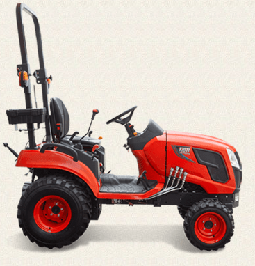 Kioti CS2220 Sub-Compact Tractor With Loader & Mid-Mount Mower | 21HP Gross Power | Hydrostatic Transmission, Ergonomic Controls