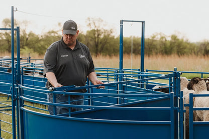 Sydell Slide Swing Gate | #0943-8 / #0943-8-G | 93 3/8" Width | For Sheep & Goat Corral Systems