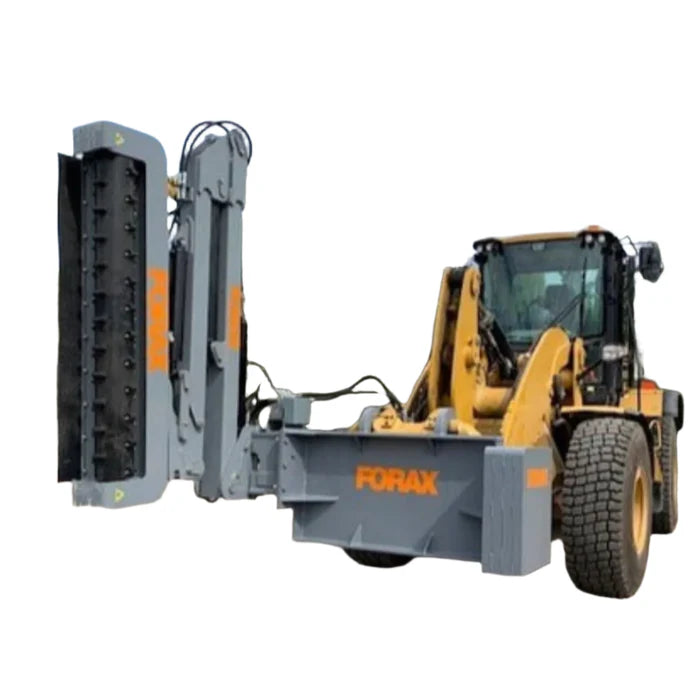 Forax Loader Mounted 22' Implement Boom Mulcher-Cutter | Reach 22' | Weight 2800 Lbs | Cutting Width 72" | For Loader