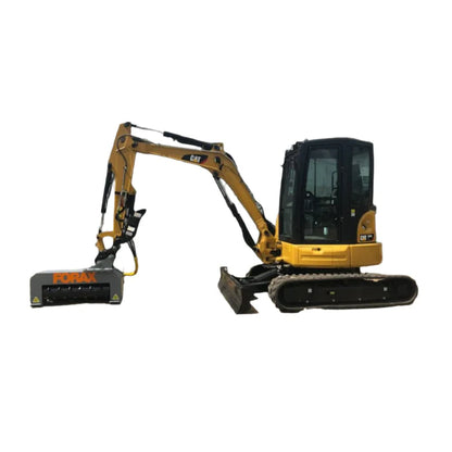 Forax Heavy Duty Mulcher | Model HD36 | Cutting Width 36" | 39 HP | Hydraulic Flow 19 GPM | 4-12 Tons | For Excavator / Skid Steer / Tractor