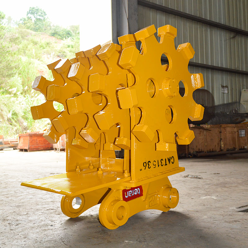 Teran Compactor Wheel | Model CW-315 | Wheel Size 24" & 36" inches| Wheel Count 3 & 5 Wheels | For Excavators