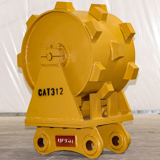 Teran Compactor Wheel | Model CW-310 & CW-312 | Wheel Size 18", 24" & 36" inches| Wheel Count 3 & 5 Wheels | For Excavators