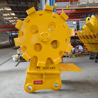 Teran Compactor Wheel | Model CW-325D & CW-325 | Wheel Size 20", 24" & 36" | Machine Size 25 Tons | For Excavators