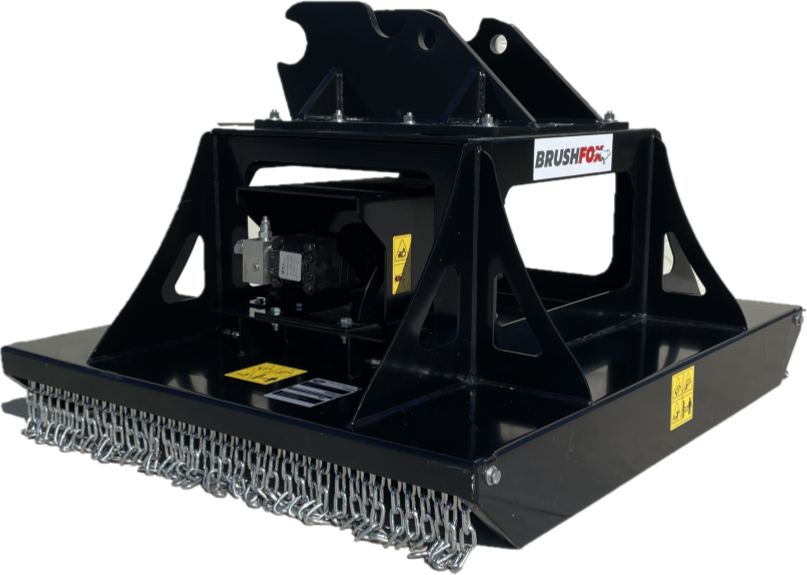 BrushFox CXA Series Brush Cutter Excavator-2/3 Blades With Open/Closed Side-12 To 25 GPM
