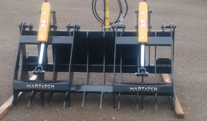 Martatch | Root Rake Grapple | Model MRRG-A Series | Width 64" to 80" | Horsepower 50 To 100+ HP | For Tractors