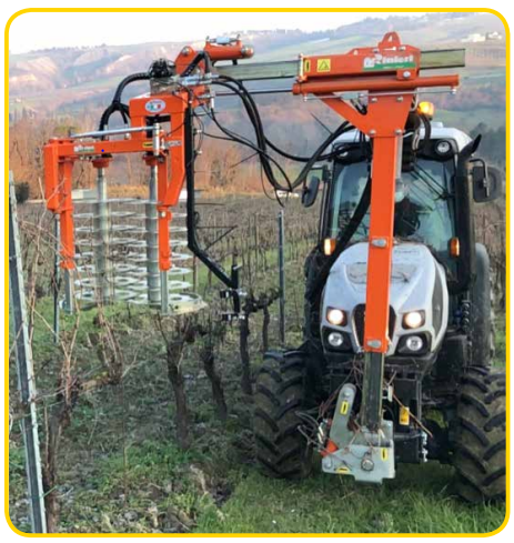 Rinieri Pre Pruning Machine CPL Tower 1 Plus Sensing | 33" Cutting Width for Tractor