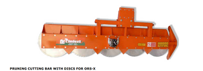 Rinieri Orchard Pruner w/ Discs | ORSX Series | Working Width 69" To 89" inches | Horsepower 70-100 HP | For Tractors