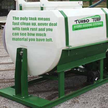 Turbo Turf Hybrid Hydroseeder | Model HY-750-HE & HY-750-HE-P | Width 75" | Capacity 750 Gallons | Honda Engine 2x 13 HP | For Residential, Commercial & Large-Scale Applications