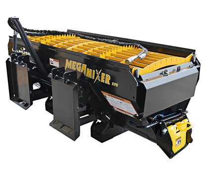Danuser Mega Mixer For Concrete, Feed & Bulk Materials | Width 31" inches | Oil Flow Range 10-25 GPM | For Skid-Steers & Telehandlers