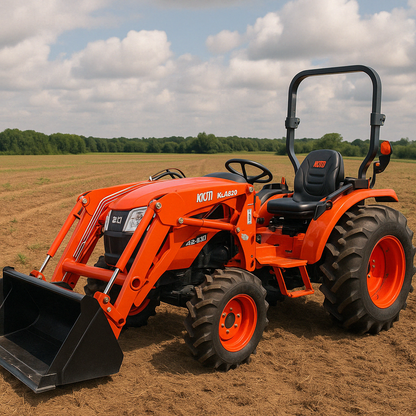KIOTI | Hydrostatic Tractor with Loader | CK4020 | 54.5" Width | 39.6 HP | For Compact Agricultural and Landscaping Tasks