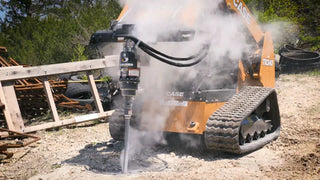 Paladin Auger Bits | 2.56" Round Collar | 6"–36" Diameter Range | 3' Overall Length | 8–15 GPM | For Mini Skid Steer Loaders