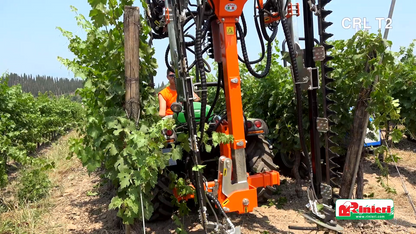 Rinieri Double Sickle Bar Pruning Machine | CRL Tower 2-I Series | Cutting Width 59"-83" inches | Horsepower 50-70 HP | For Tractors