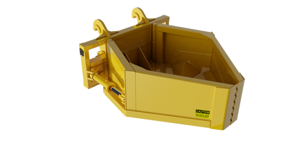 Rockland 66" & 69" CP Cleanup Grapples with Standard Bucket for Loaders