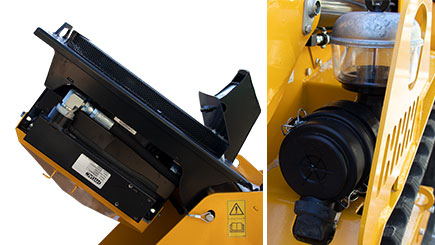 Baumalight Mini Track Loader | Model TRL630D | 24.8 HP Kubota | 2-Speed | 10.5 GPM