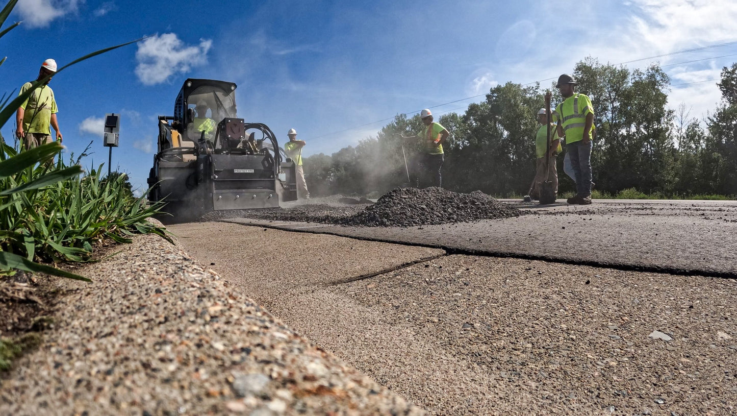 Virnig Cold Planer | Models PLR18 To PLR48 | Widths 18" To 48" | Hydraulic Flow 26 To 50 GPM | For Skid Steer & Track Loaders