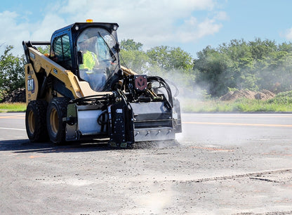 Virnig Cold Planer | Models PLR18 To PLR48 | Widths 18" To 48" | Hydraulic Flow 26 To 50 GPM | For Skid Steer & Track Loaders