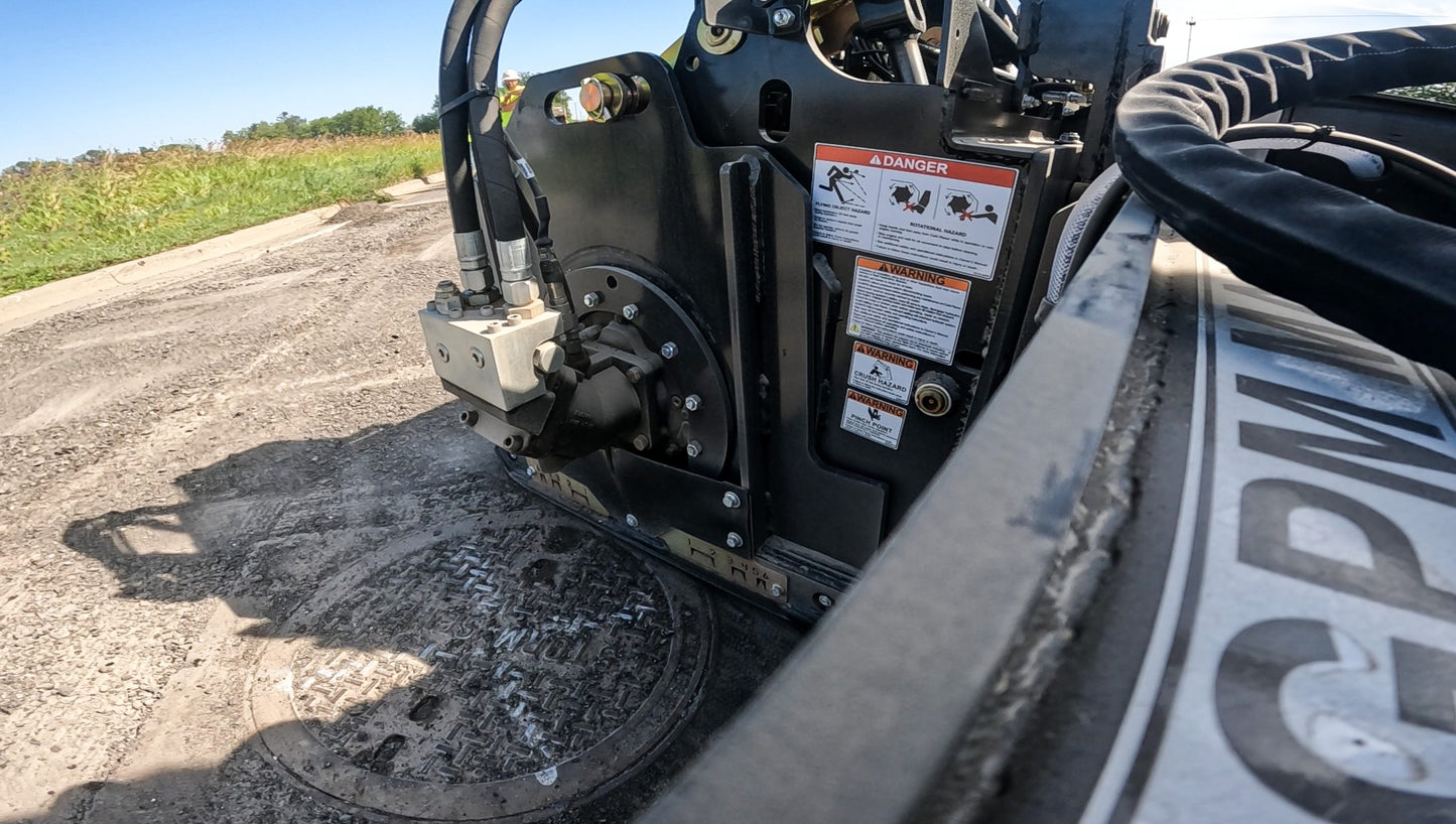 Virnig Cold Planer | Models PLR18 To PLR48 | Widths 18" To 48" | Hydraulic Flow 26 To 50 GPM | For Skid Steer & Track Loaders