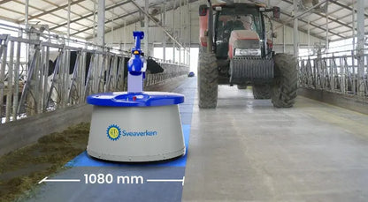 Sveaverken RoboPusher Nimbo-Feed Pusher Robot For Dairy Farms
