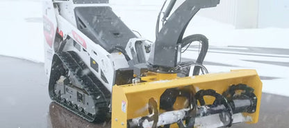 HitchDoc Snowblower | Model HDS48MS  | Width 48" inches | Oil Flow Range 7–29 GPM | For Mini Skid Steers
