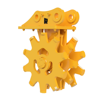 Rockland Tamper Foot Compaction Wheel | Fast & Easy Bearing Replacement | For Excavators