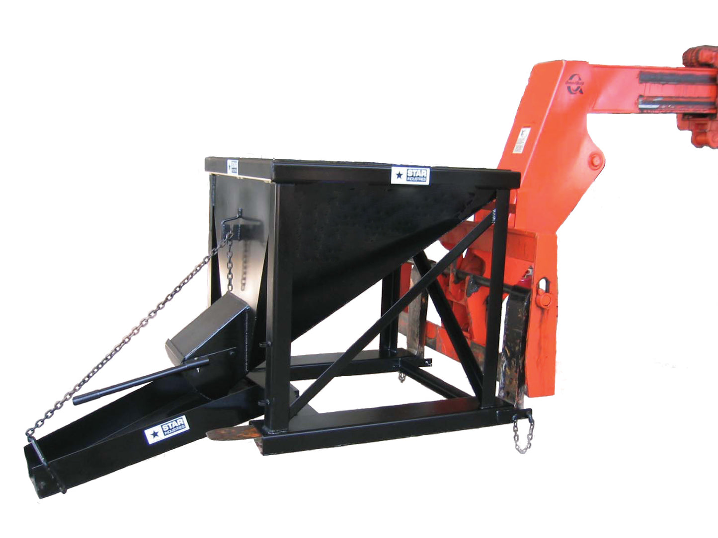 Star Industries Forklift Concrete Hopper | Model 1575 | Capacity 3/4 Cu. Yd. | For Forklift