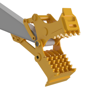 Rockland Concrete Pulverizer with Pinch Plates for Excavator